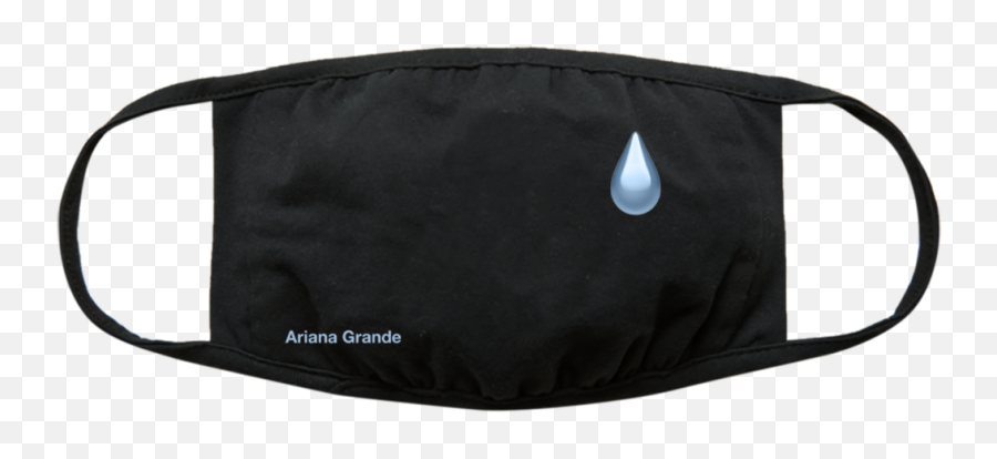 Ariana Grande Tear Drop Face Mask - Covid Face Mask Transparent Background Emoji,Tear Drop Png