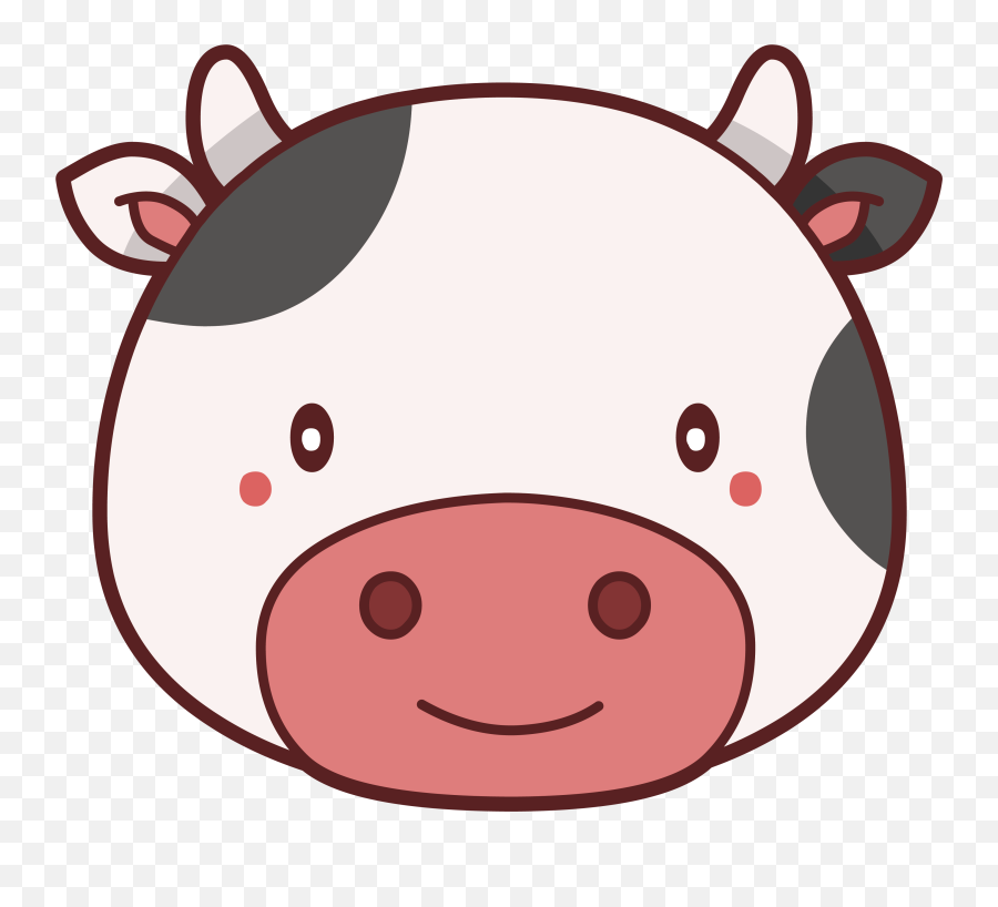 Cattle Cow Goat Clip Art Lovely Little Emoji,Cow Face Clipart