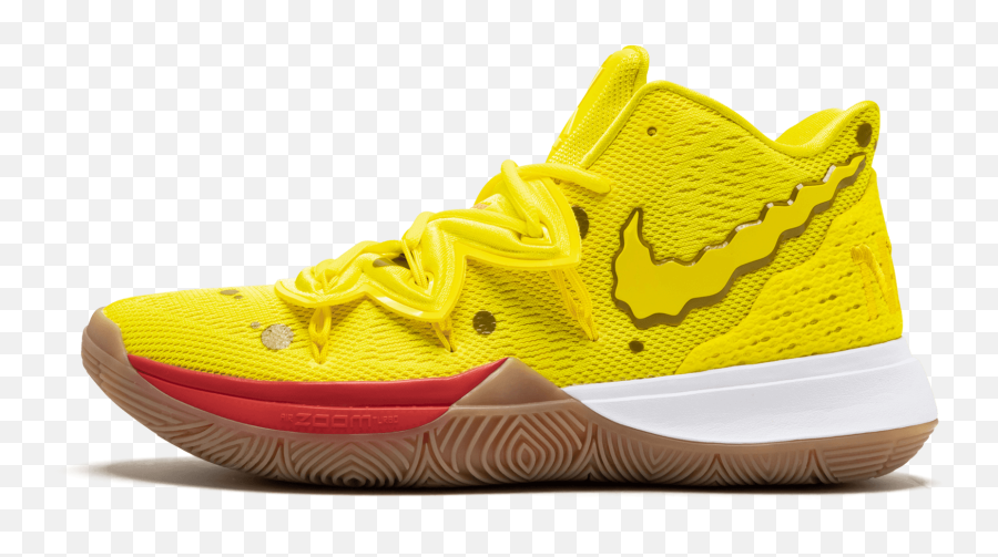 Nike Kyrie 5 Sbsp Spongebob Squarepants - Cj6951 700 2019 Kyrie V Spongebob Emoji,Kyrie Logo
