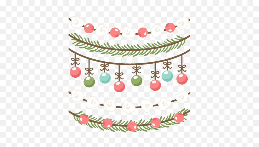 Christmas Ornament Border Clipart Free - Transparent Cute Christmas Borders Emoji,Christmas Border Clipart