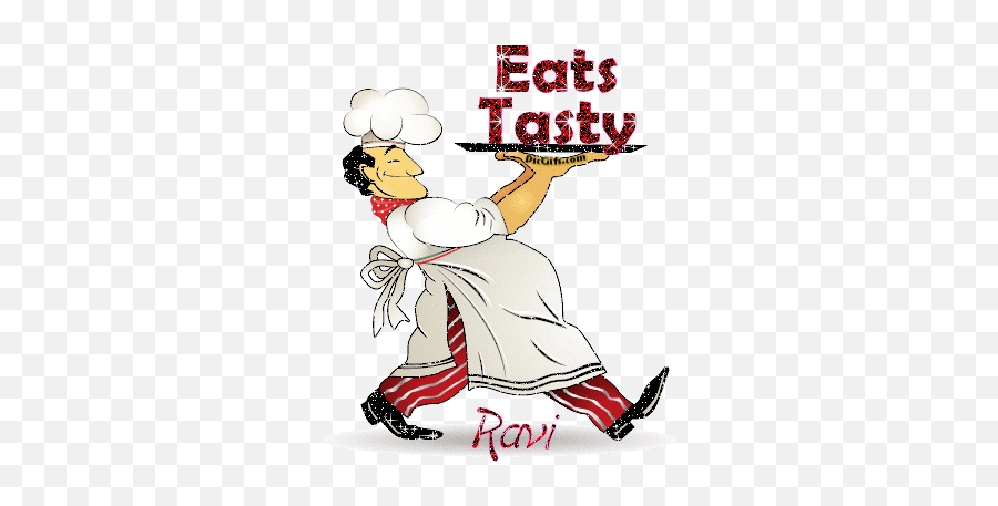 Ravi Name Graphics And Gifs - Catering Service Man Logo Emoji,Name Clipart