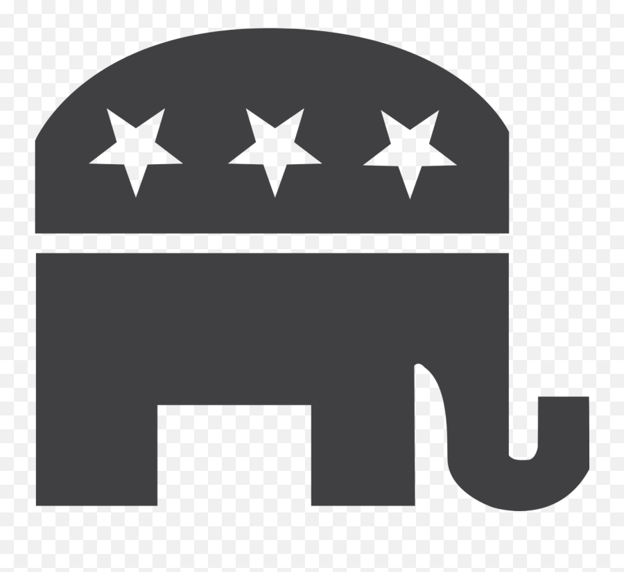 Kentucky Republican Party Flag Of The - Republican Elephant Logo Black And White Emoji,Republican Logo