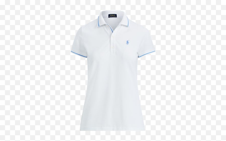 Ralph Lauren Golf Tailored Fit Golf Polo Shirt - White W Short Sleeve Emoji,Polo Shirts W Logo