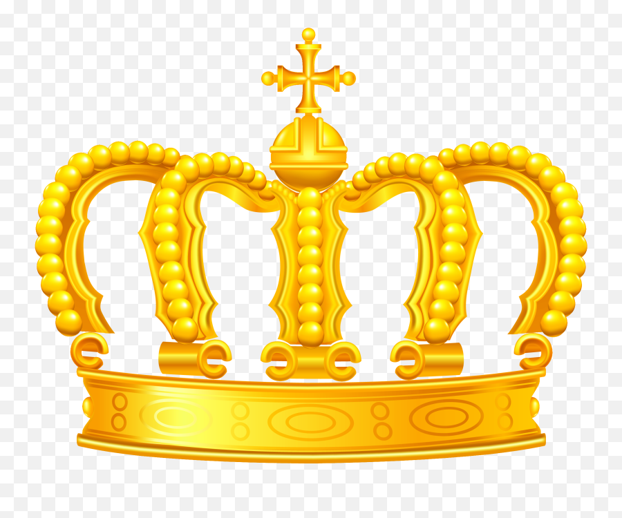 Golden Crown Clipart - Crown Png Emoji,Crown Clipart