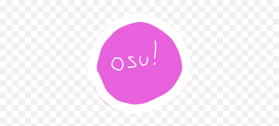 Osu Logo Because Itu0027s A Very Cool Game Layer - Dot Emoji,Osu Logo