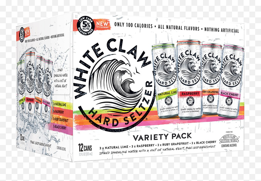 White Claw Variety - White Claws Emoji,White Claw Png