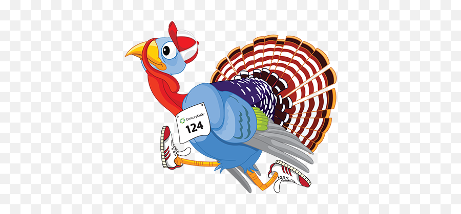 Trotting Before The Feast - Cartoon Blue Turkey Emoji,Turkey Face Clipart