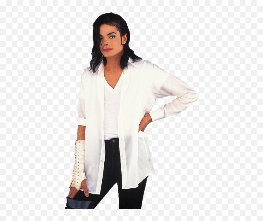 Download Hd Black Or White Michael Jackson Transparent Png - Michael Jackson In All White Outfit Emoji,Michael Jackson Png