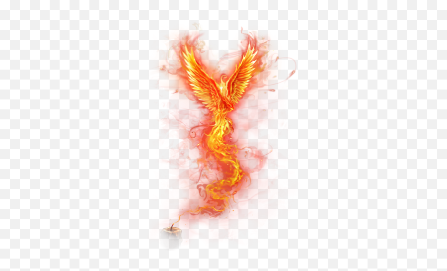 Fire Phoenix Transparent Png Download Emoji,Phoenix Transparent Background