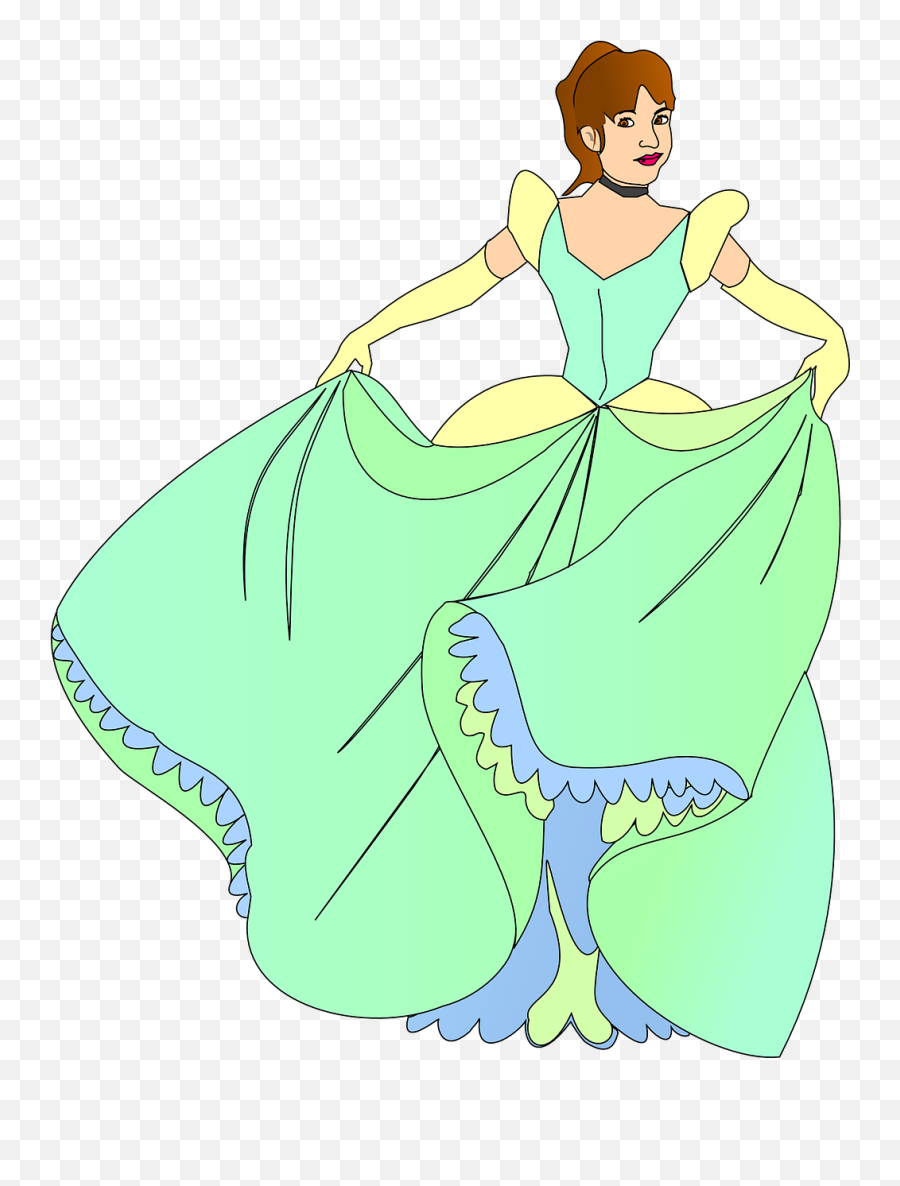 Princess Fairy Tail Dress - Free Vector Graphic On Pixabay Emoji,Fairy Tail Logo Png
