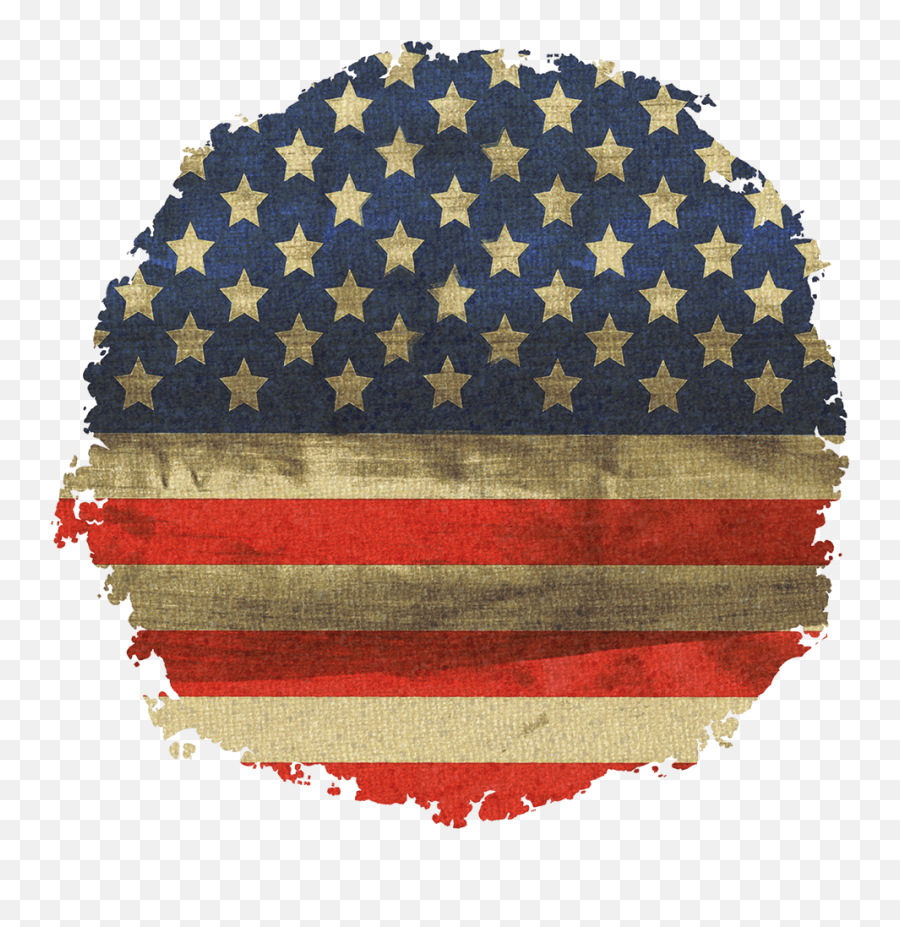 Vintage American Flag Sublimation Clipart Png Elements On Emoji,America Flag Png
