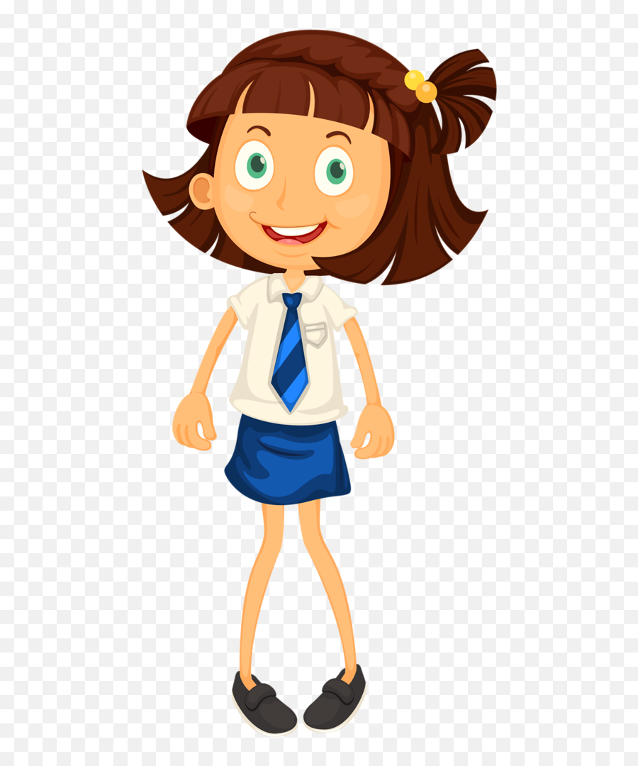 Escola U0026 Formatura - Cartoon Girl Images In School Uniform Emoji,Formatura Png