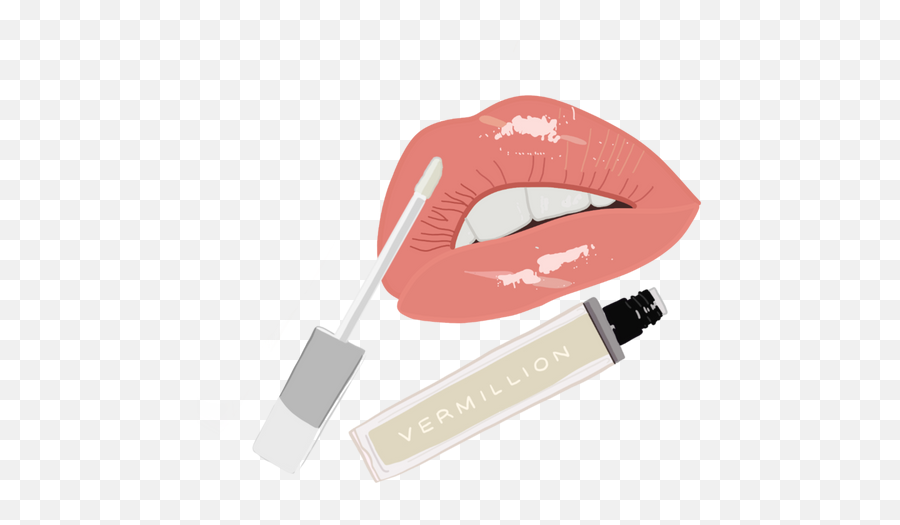 Shop - Vermillion Line Vermillion Cosmetics Emoji,Lip Gloss Logo Maker
