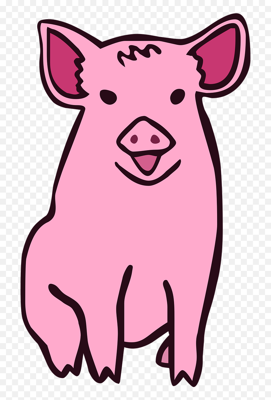 Free Photo Cartoon Animal Piggy Hog Pig Piglet Swine Farm Emoji,Baby Pig Clipart