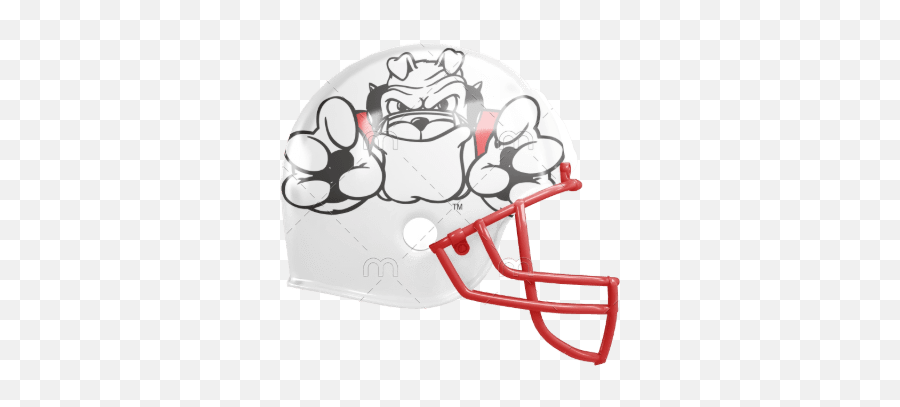 Georgia Bulldogs Concept Helmets - Roughing The Passer Emoji,Georgia Bulldogs Png