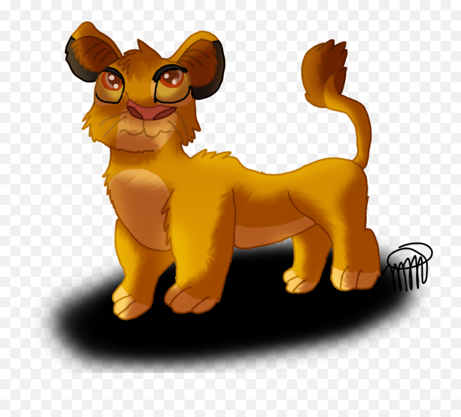 Cub Simba - Cartoon Clipart Full Size Clipart 715069 Emoji,Cub Clipart