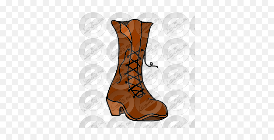 Boot Picture For Classroom Therapy - Round Toe Emoji,Boot Clipart