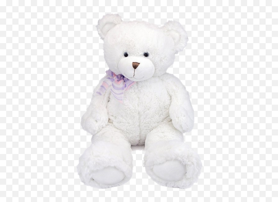 White Teddy Bear Transparent Background - White Teddy Bear Image Hd Emoji,Teddy Bear Transparent Background