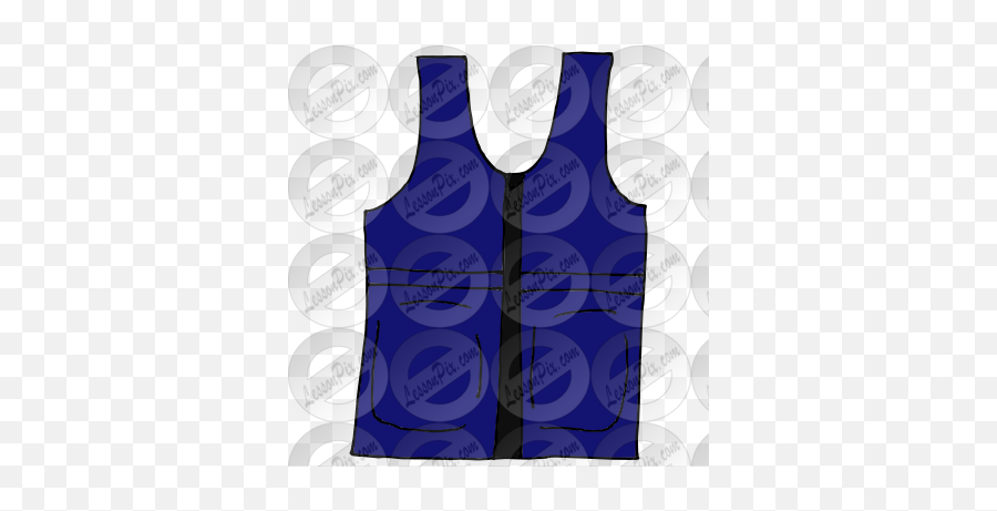 Weighted Vest Picture For Classroom - Sleeveless Emoji,Vest Clipart