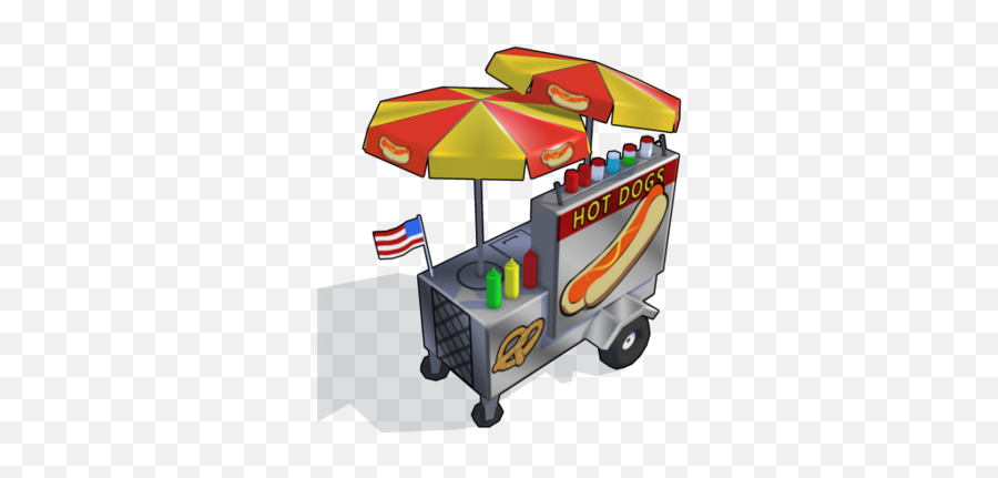 Hot Dog Stand - Hot Dog Stand Transparent Emoji,Hot Dog Transparent Background