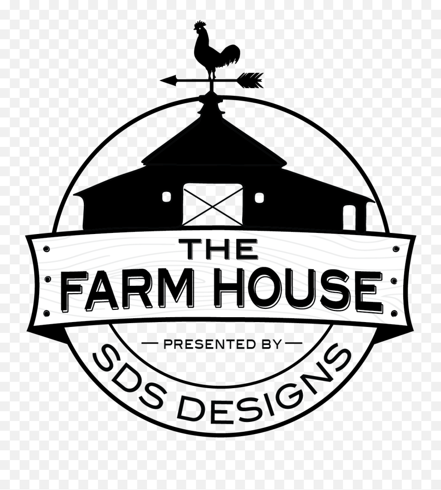 Sds Logo Farmhouse - Farm Logo Clipart Black And White Emoji,Farmhouse Logo