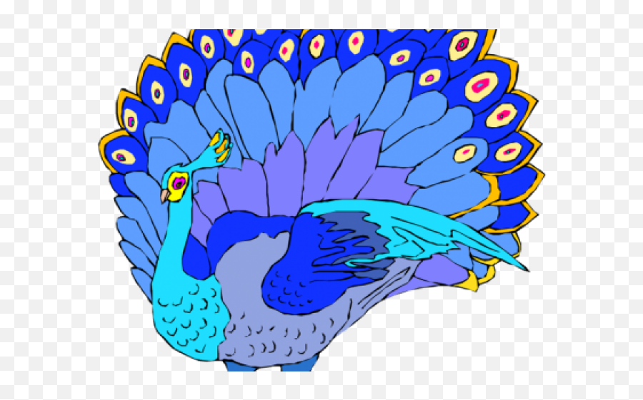 Peacock Clipart Summer - Pavo Emoji,Turkey Feather Clipart