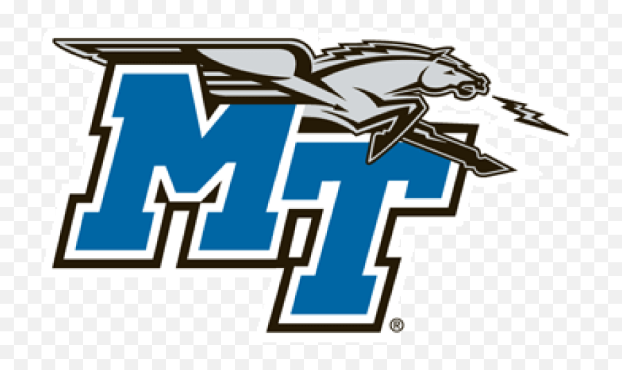 Middle Tennessee State University - Middle Tennessee Blue Raiders Logo Emoji,Mtsu Logo