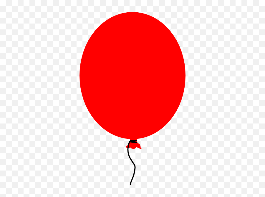 Blue Balloon Clip Art Red - Red Colour Balloon Clipart Emoji,Blue Balloon Clipart