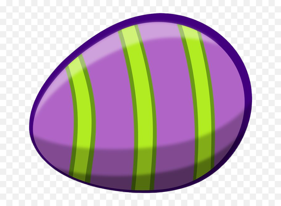 Decorative Purple Easter Egg Png Clipart Png Mart - Transparent Easter Egg Single Emoji,Decorative Clipart