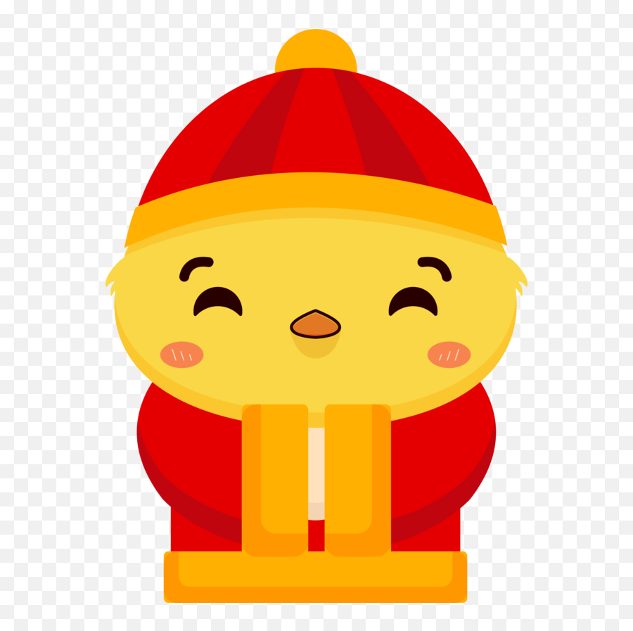 Transparent Chinese New Year Cartoon - Chinese New Year Niu Emoji,New Years Day Clipart