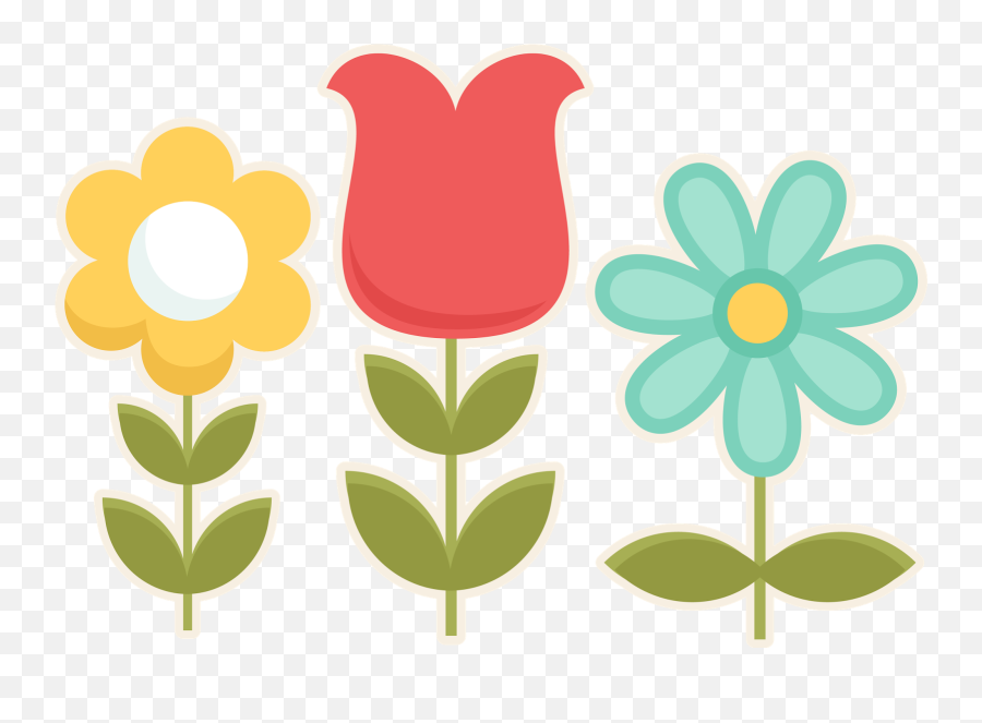 Flowers Clipart Ocean Flowers Ocean - Clip Art Spring Flowers Emoji,Flowers Clipart