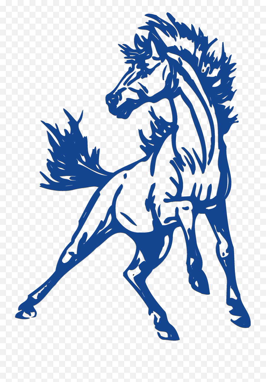 Stallion Clipart Mustang Logo - Logo Blue Mustang Horse Emoji,Mustang Logo