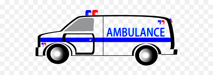 Free Ambulance Clipart Image - Gambar Animasi Mobil Ambulans Emoji,Ambulance Clipart