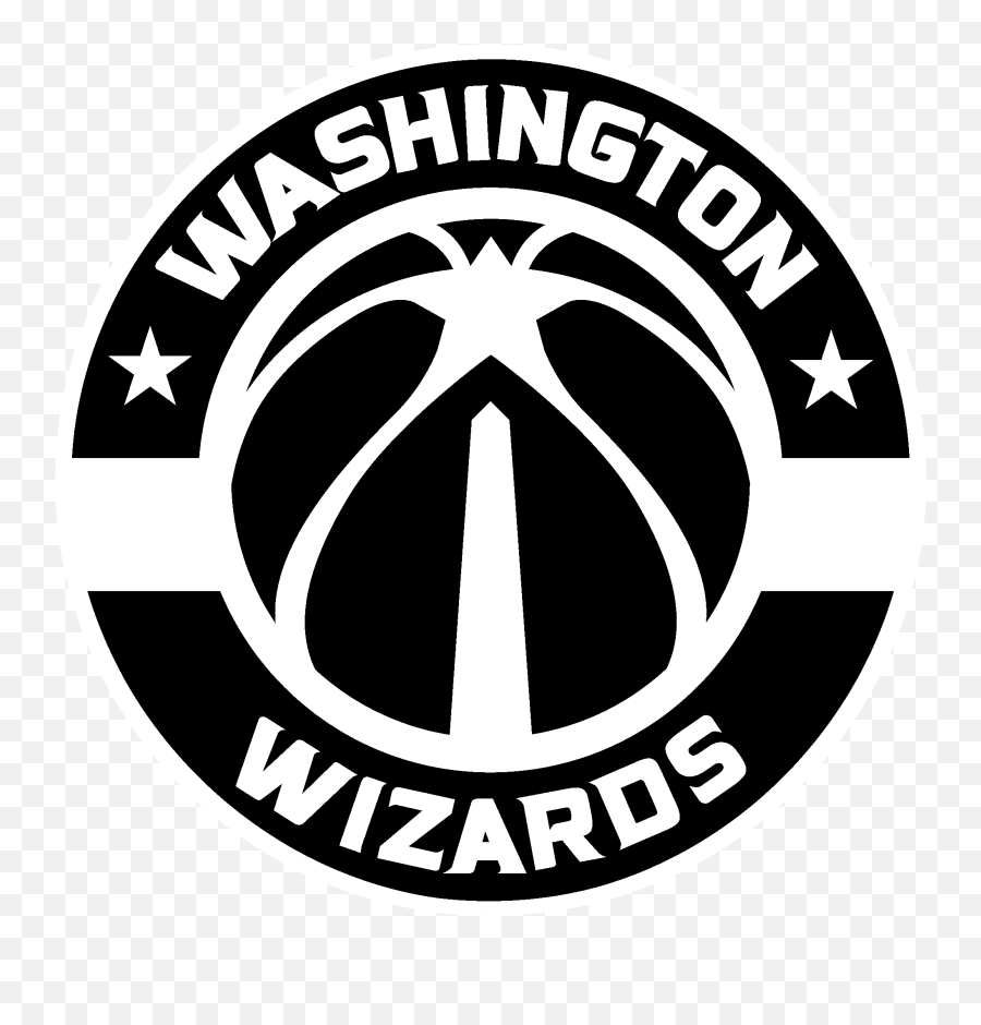 Capitals Washington Wizards Black - Washington Wizards Black Logo Emoji,Capitals Logo