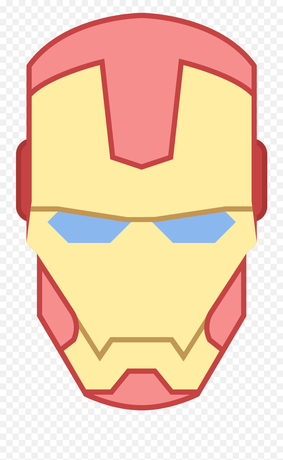 Masks Clipart Ironman - Iron Man Face Clipart Png Download Iron Man Emoji,Iron Man Clipart