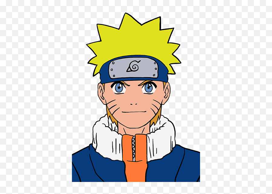 How To Draw In - Naruto Drawing Easy Clipart Full Size Naruto Drawing Easy Emoji,Draw Clipart