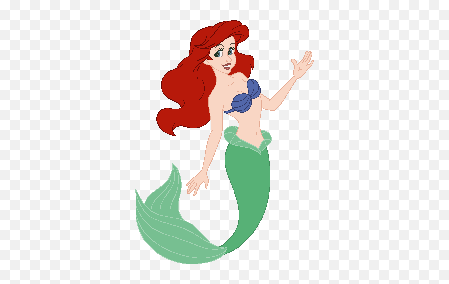 Little Mermaid Clipart Image - Di Ariel La Sirenetta Emoji,Little Mermaid Clipart