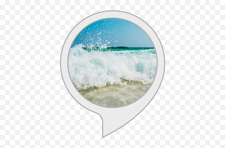 Amazoncom Ocean Waves Sounds Alexa Skills Emoji,Ocean Wave Png