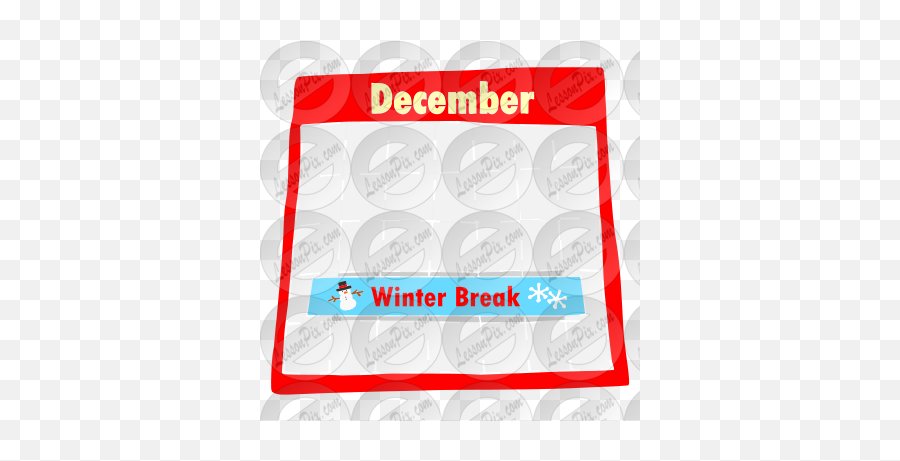 Winter Break Stencil For Classroom - Horizontal Emoji,Winter Break Clipart