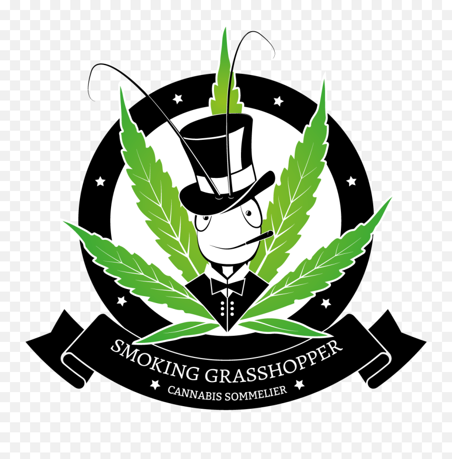 Smoking Grasshopper - Grasshopper Weed Emoji,Weed Logo
