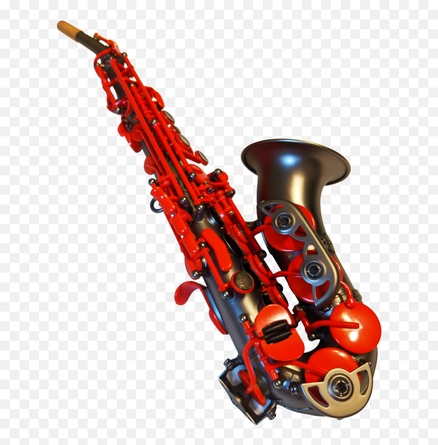 Tgs Red Lava Se Professional Curved Soprano Saxophone - Vertical Emoji,Saxophone Png