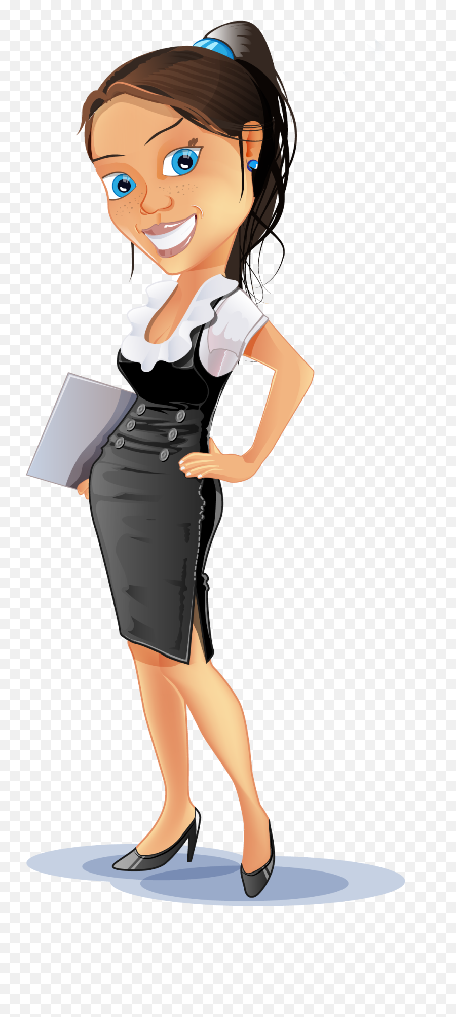 Business Woman Animation Png - Have Hair For An Interview Emoji,Business Woman Png