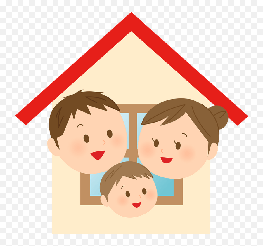 House And Family Clipart - Family Clipart Png Emoji,Family Transparent