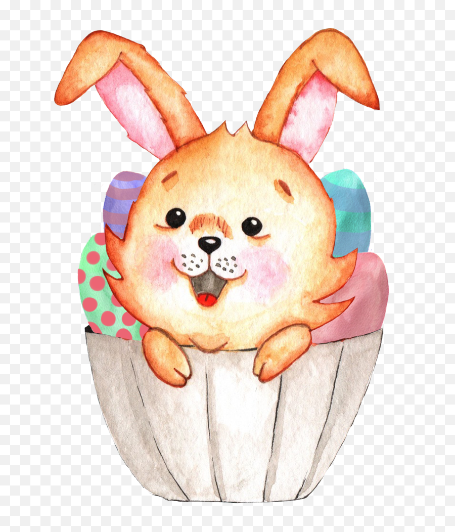 Funny And Cute Easter Clip Art - Happy Emoji,Pretty Clipart