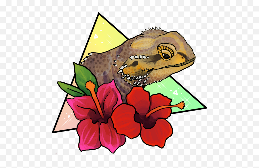 Bearded Dragon And Sloth Png Image With - Bearded Dragon Wallpapers Cartoon Emoji,Bearded Dragon Png