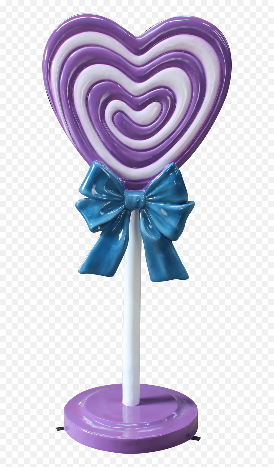 Purple Heart Lollipop Over Sized Statue Emoji,Purple Heart Transparent
