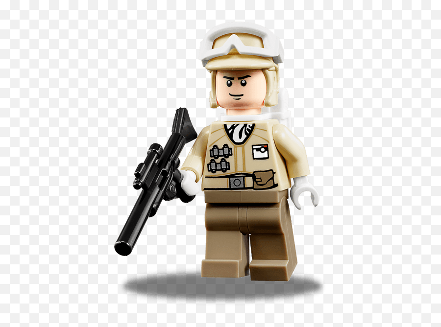 Rebel Trooper Hoth - Lego Star Wars Characters Lego Emoji,Rebel Png