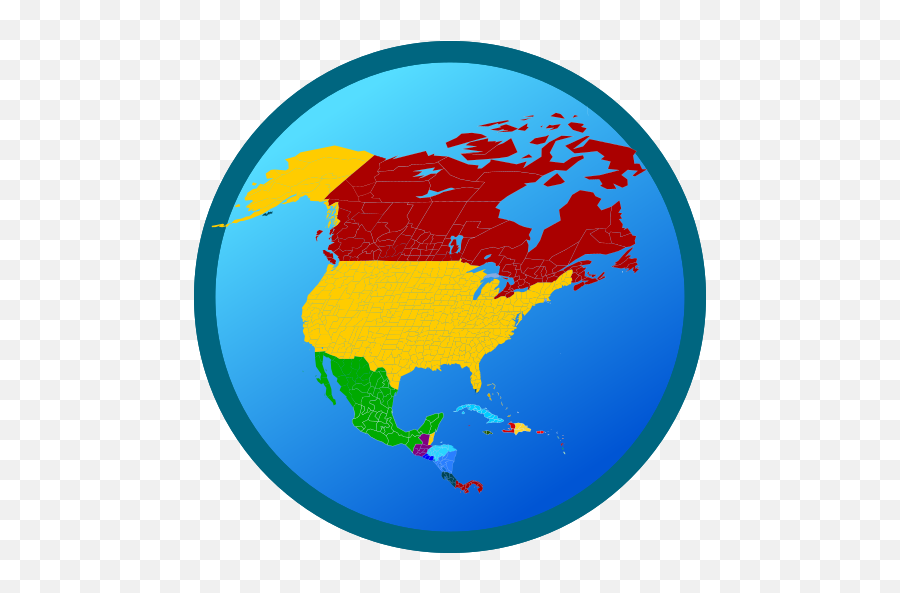 Map Of North America Free U2013 Apps On Google Play Emoji,North America Clipart