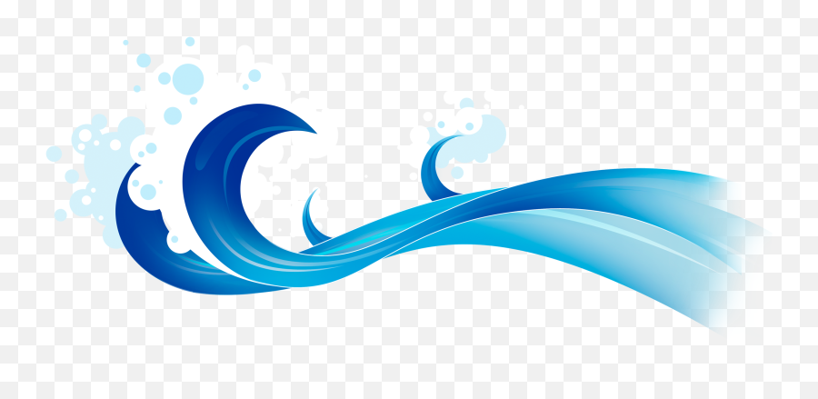 Blue Clip Art - Wave Png Download 23622362 Free Emoji,Wave Clipart Transparent