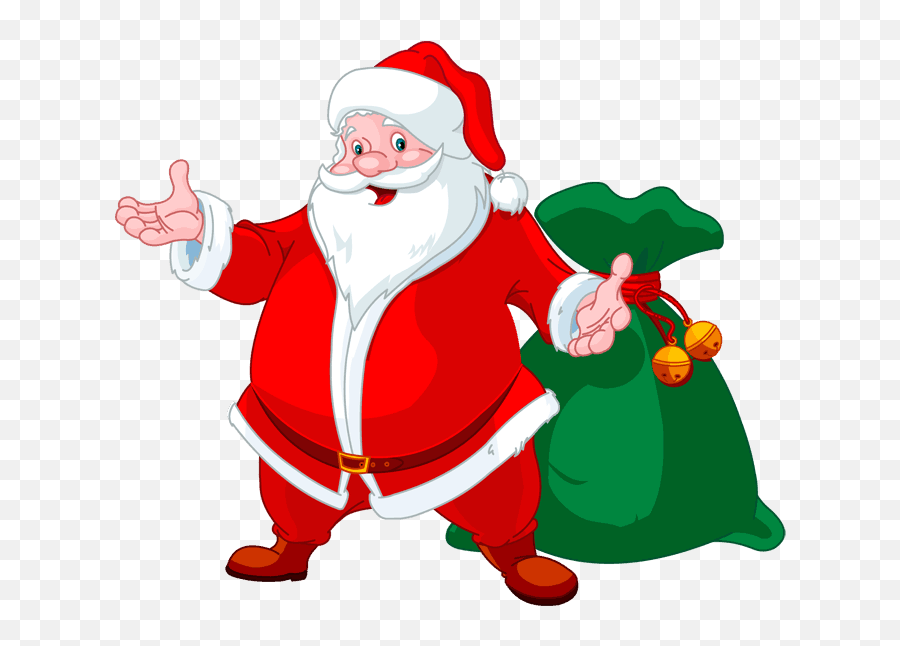 Santa Claus Clipart Transparent - Santa Claus Clipart Emoji,Santa Clipart